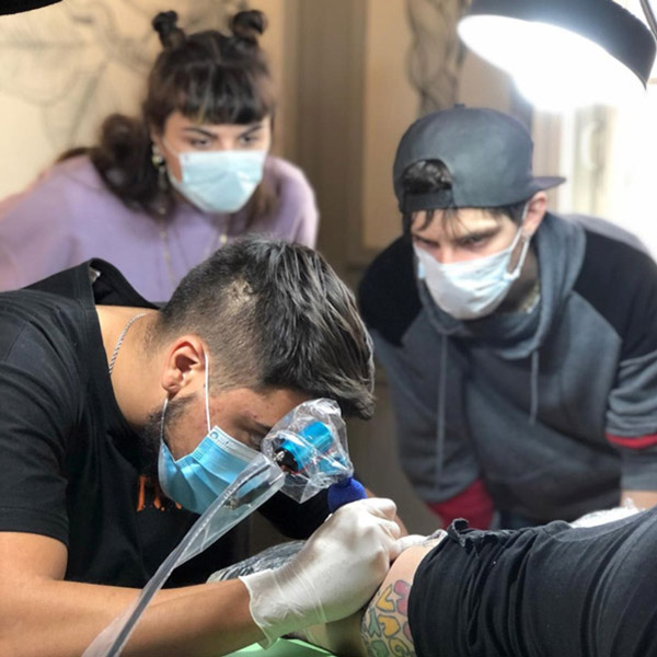 Tatuaje sobre piel